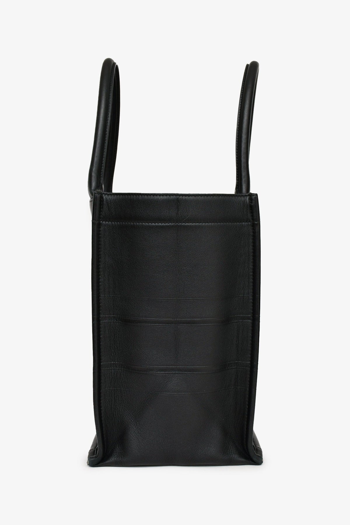 Christian Dior 2019 Black Leather Medium Book Tote (As Is)