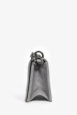 Christian Dior Grey Diorama Small Chain Shoulder Bag
