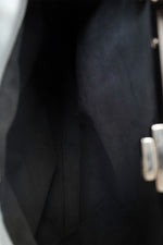 Fendi Blue Leather Large Peekaboo Top Handle Bag with Strap