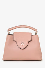 Louis Vuitton 2015 Pink Taurillon Capucines BB Top Handle Bag with Strap
