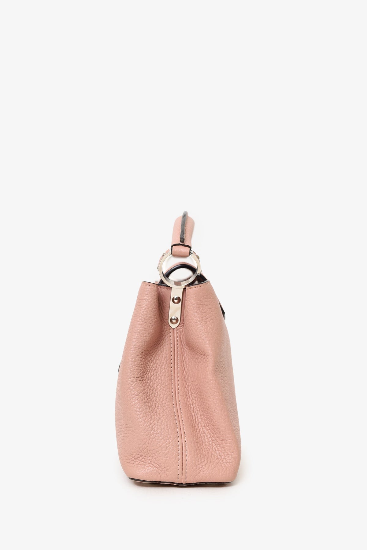 Louis Vuitton 2015 Pink Taurillon Capucines BB Top Handle Bag with Strap