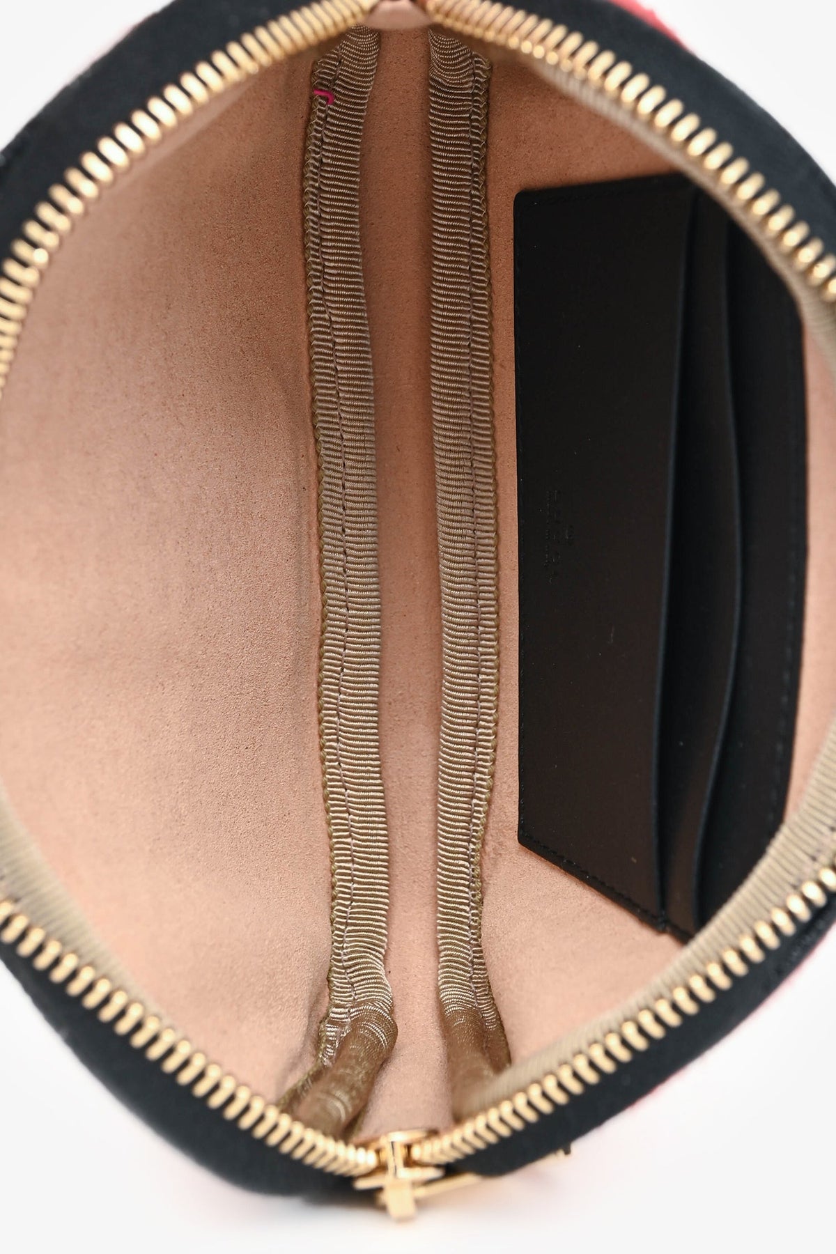 Gucci Red/Black Suede/Leather Ophidia Belt Bag