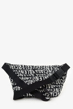 Balenciaga Black/White Canvas Waist Bag