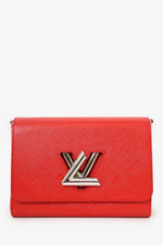 Louis Vuitton 2015 Red Epi Leather Twist PM Chain Bag