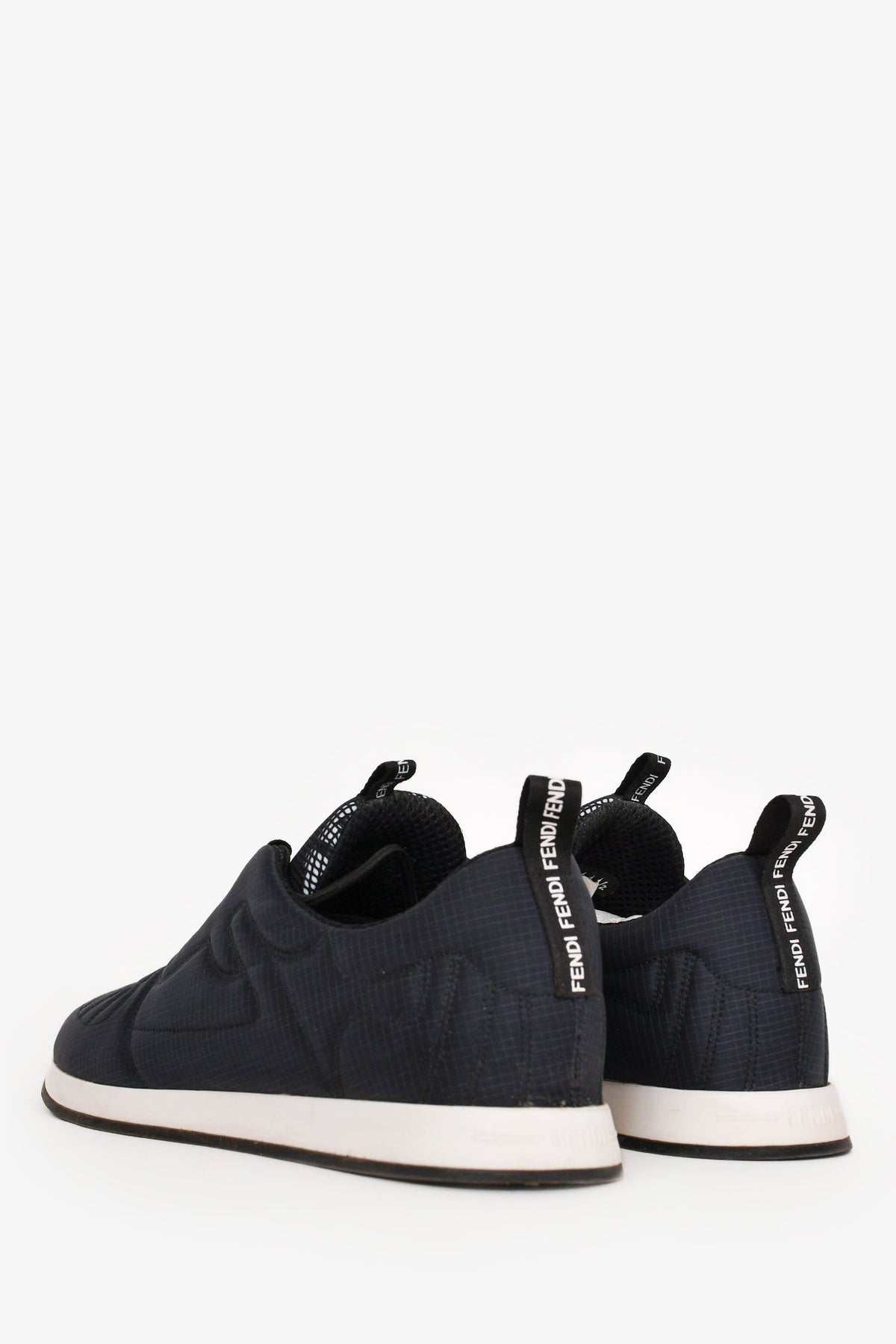 Fendi Navy/Black Nylon Sneakers