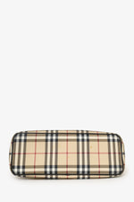 Burberry Beige/Black Coated Canvas Nova Check Tote Bag