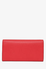Gucci Red Leather Continental 'L'aveugle Par Amour' Wallet