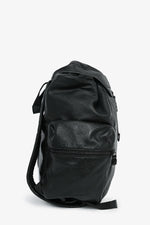 Louis Vuitton Black Leather Monogram 'Apollo' Backpack (As Is)