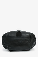 Louis Vuitton Black Leather Monogram 'Apollo' Backpack (As Is)