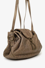 Christian Dior 2007 Bronze Leather Cannage Shoulder Bag