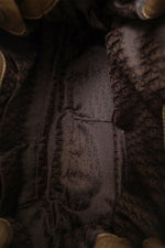 Christian Dior 2007 Bronze Leather Cannage Shoulder Bag