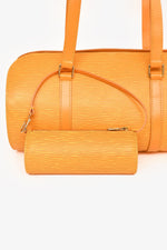 Louis Vuitton 2003 Yellow Epi Leather 'Soufflot Duo' Papillon Shoulder Bag