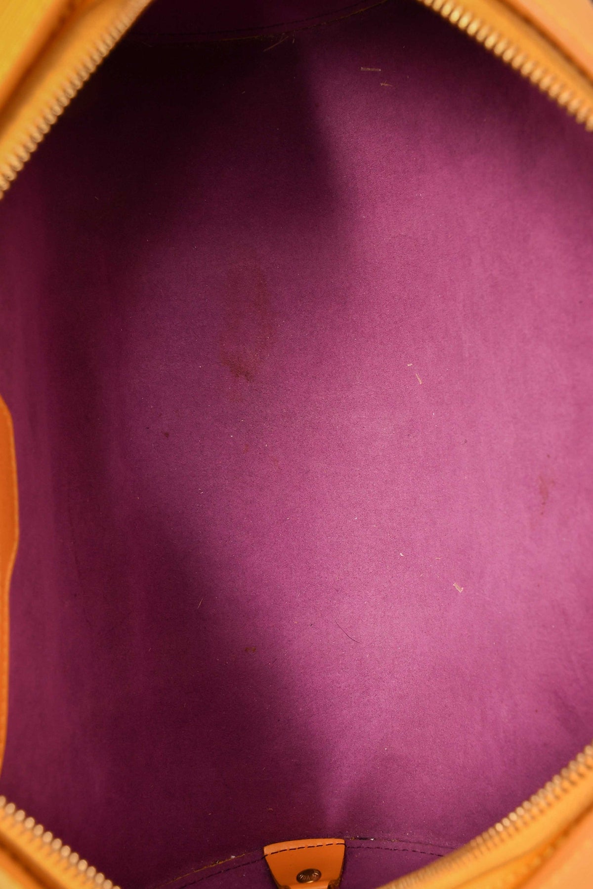 Louis Vuitton 2003 Yellow Epi Leather 'Soufflot Duo' Papillon Shoulder Bag