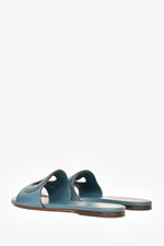 Christian Dior Teal 'D Club' Sandals Size 35