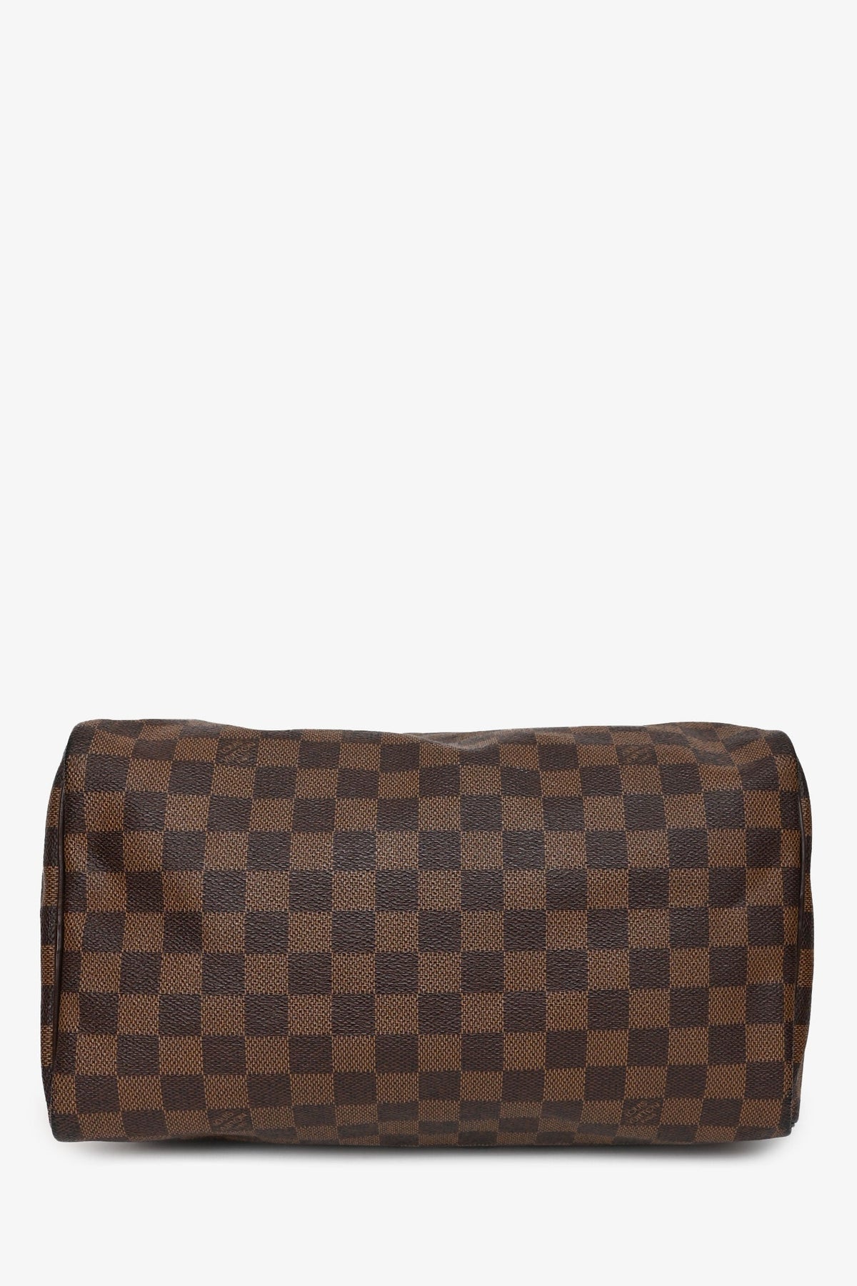 Louis Vuitton 2018 Brown Canvas/Leather Damier Ebene Speedy 30