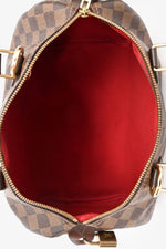 Louis Vuitton 2018 Brown Canvas/Leather Damier Ebene Speedy 30