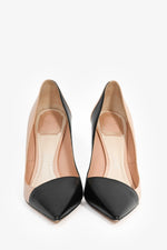 Christian Dior Nude/Black Slingback Heels Size 37.5