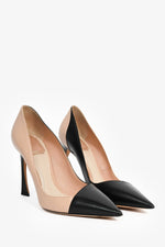 Christian Dior Nude/Black Slingback Heels Size 37.5