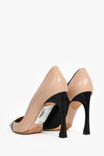 Christian Dior Nude/Black Slingback Heels Size 37.5