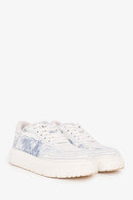 Christian Dior White/Blue 'Dior Addict' Sneakers Size 37
