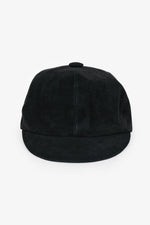 Christian Dior Black Suede Newsboy Hat Size 57
