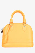 Louis Vuitton 2013 Yellow Epi Leather Alma BB Bag