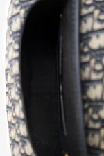 Dior Navy Blue Canvas Oblique Bobby Crossbody