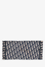 Christian Dior 2020 Navy Oblique Jacquard Small Book Tote (As Is)