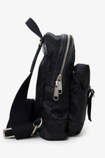 Gucci Black Jumbo GG Nylon Off the Grid Sling Backpack