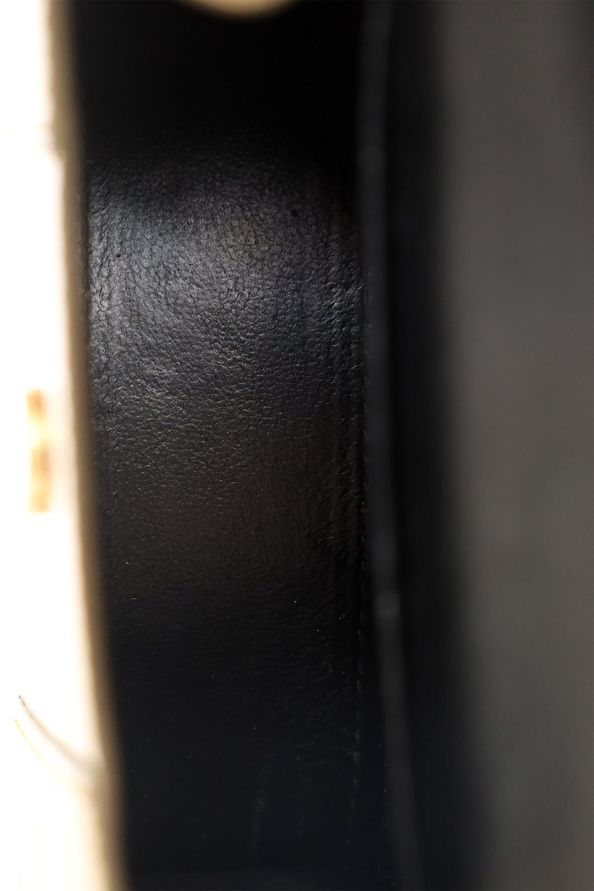 Balenciaga Gold Croc Embossed Leather Hourglass Nano Chain Bag