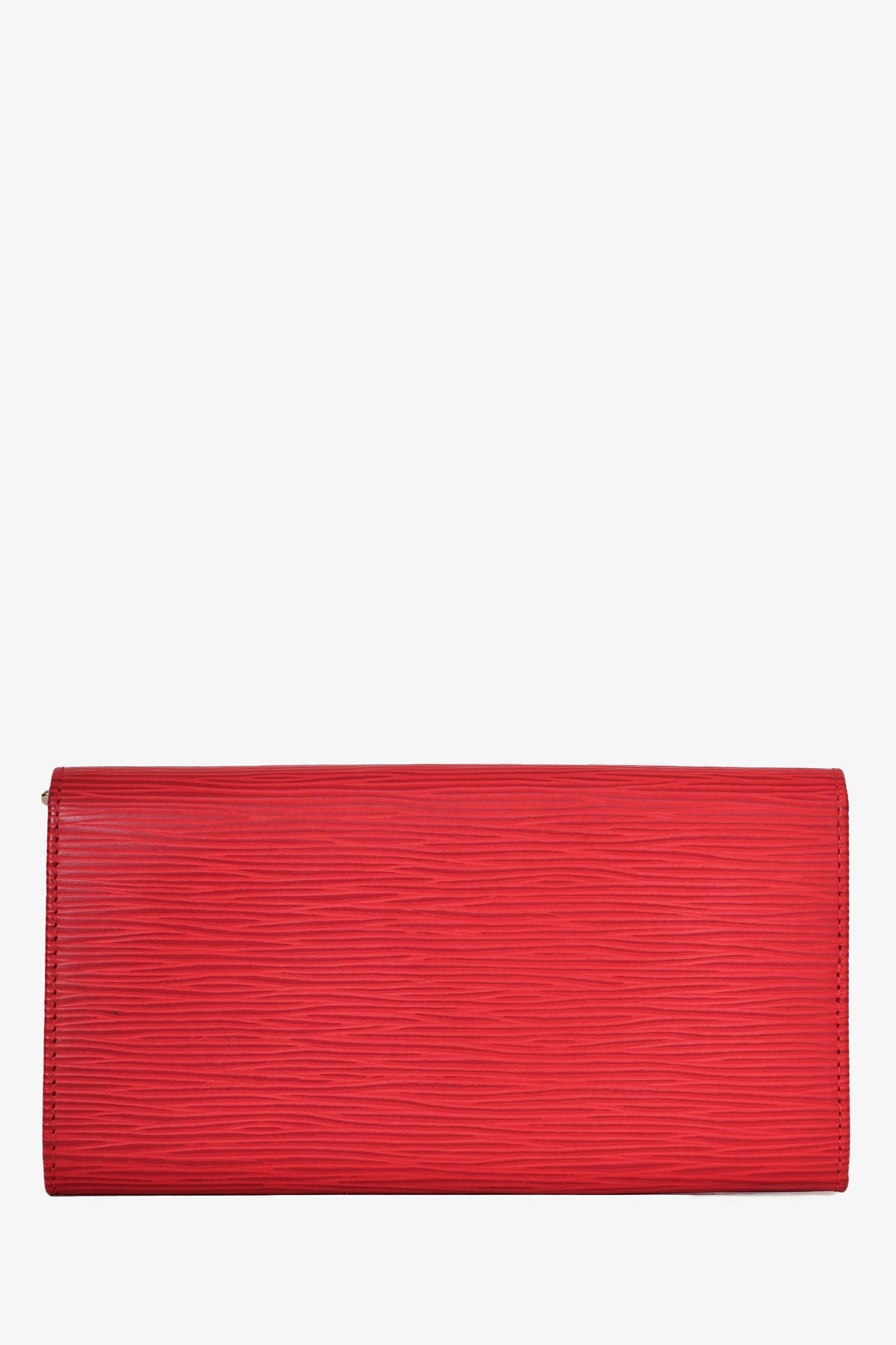 Louis Vuitton 2008 Red Epi Leather Long Wallet