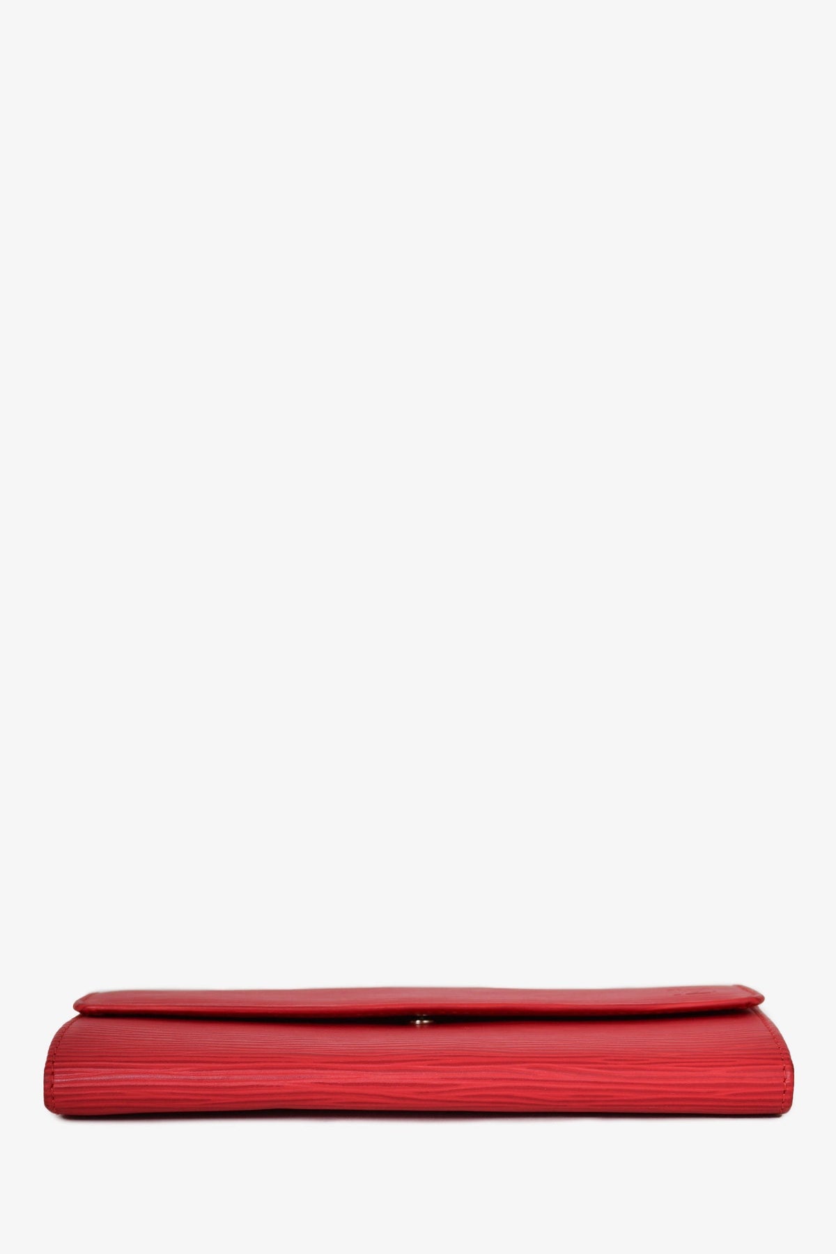 Louis Vuitton 2008 Red Epi Leather Long Wallet