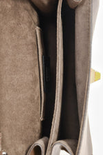 Fendi Brown Leather Small 'Kan I' Chain Crossbody