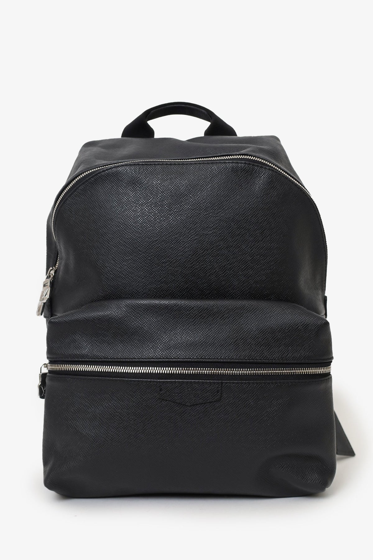 Louis Vuitton 2019 Black Leather Discovery Backpack PM