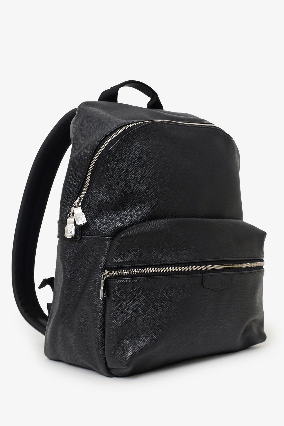Louis Vuitton 2019 Black Leather Discovery Backpack PM