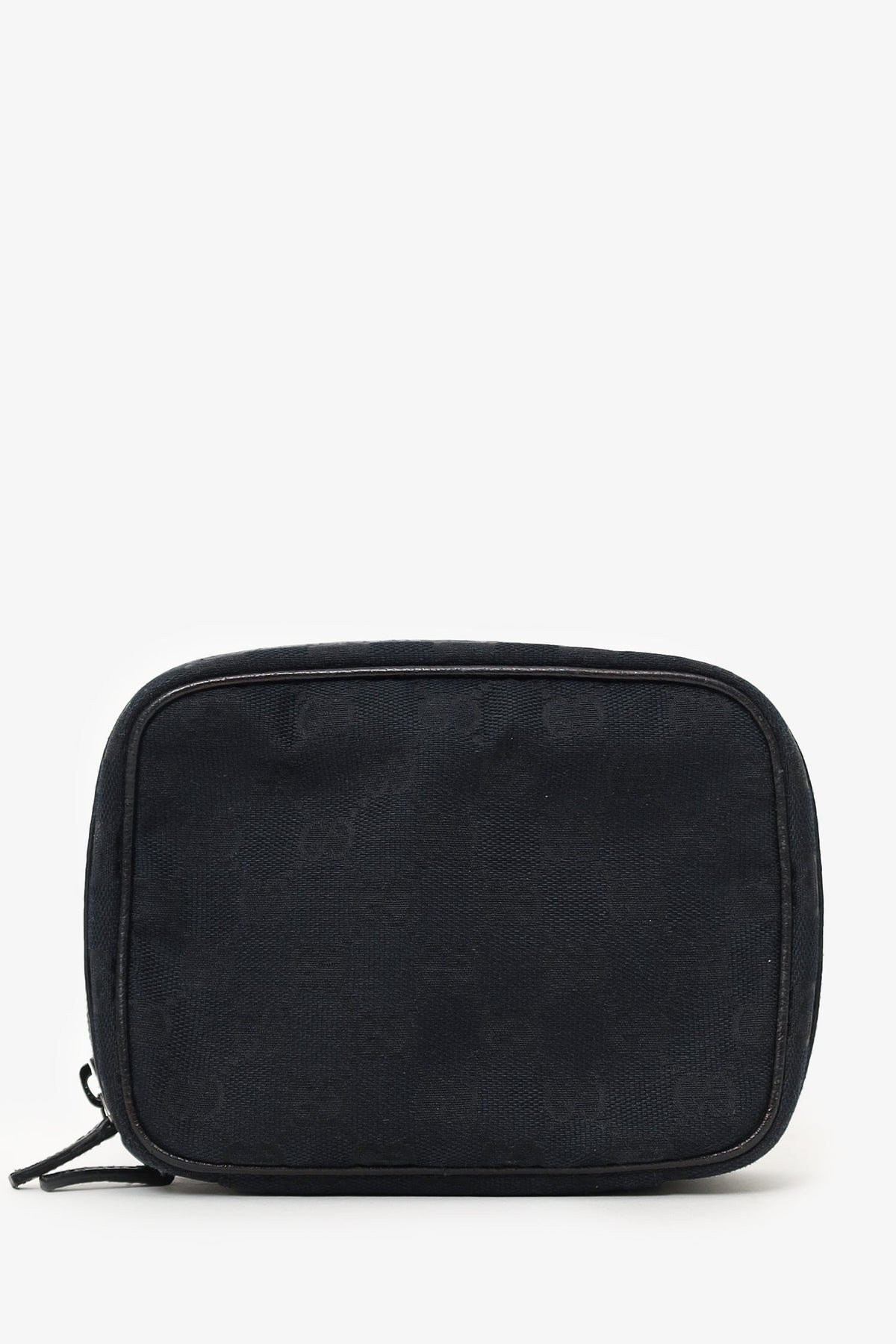 Gucci Black GG Canvas Pouch