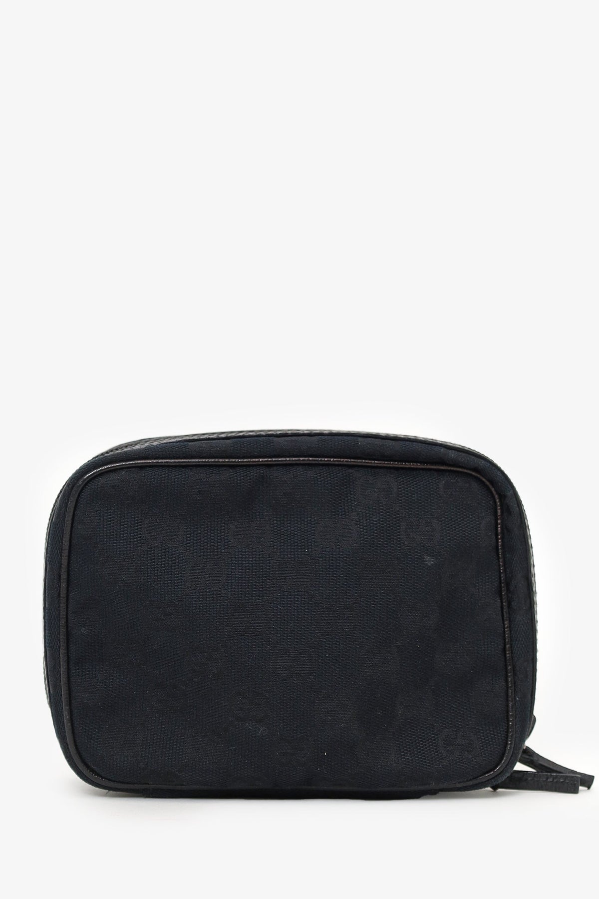 Gucci Black GG Canvas Pouch