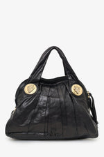 Gucci Black Leather 'Hysteria' Hobo Bag