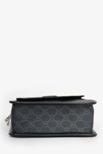 Gucci Black GG Canvas Messenger Bag