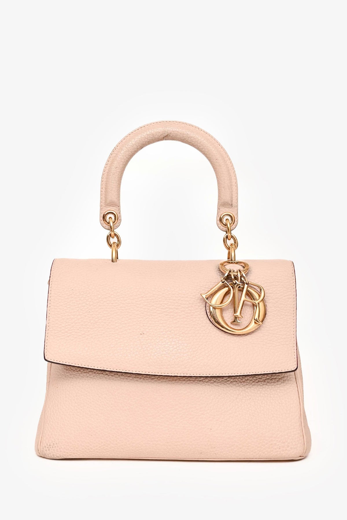 Christian Dior 2014 Pink Leather Small Be Dior Top Handle with Strap (As Is)