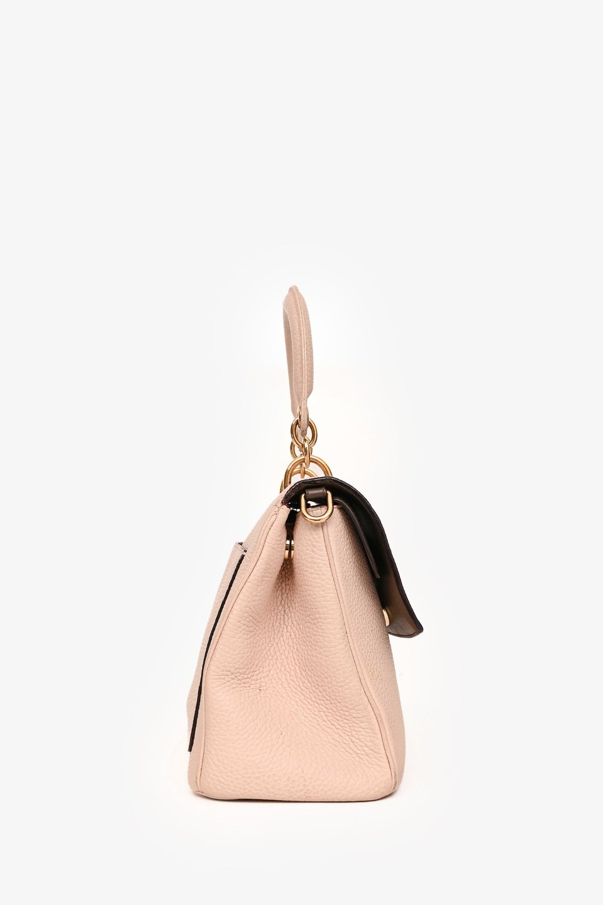Christian Dior 2014 Pink Leather Small Be Dior Top Handle with Strap (As Is)
