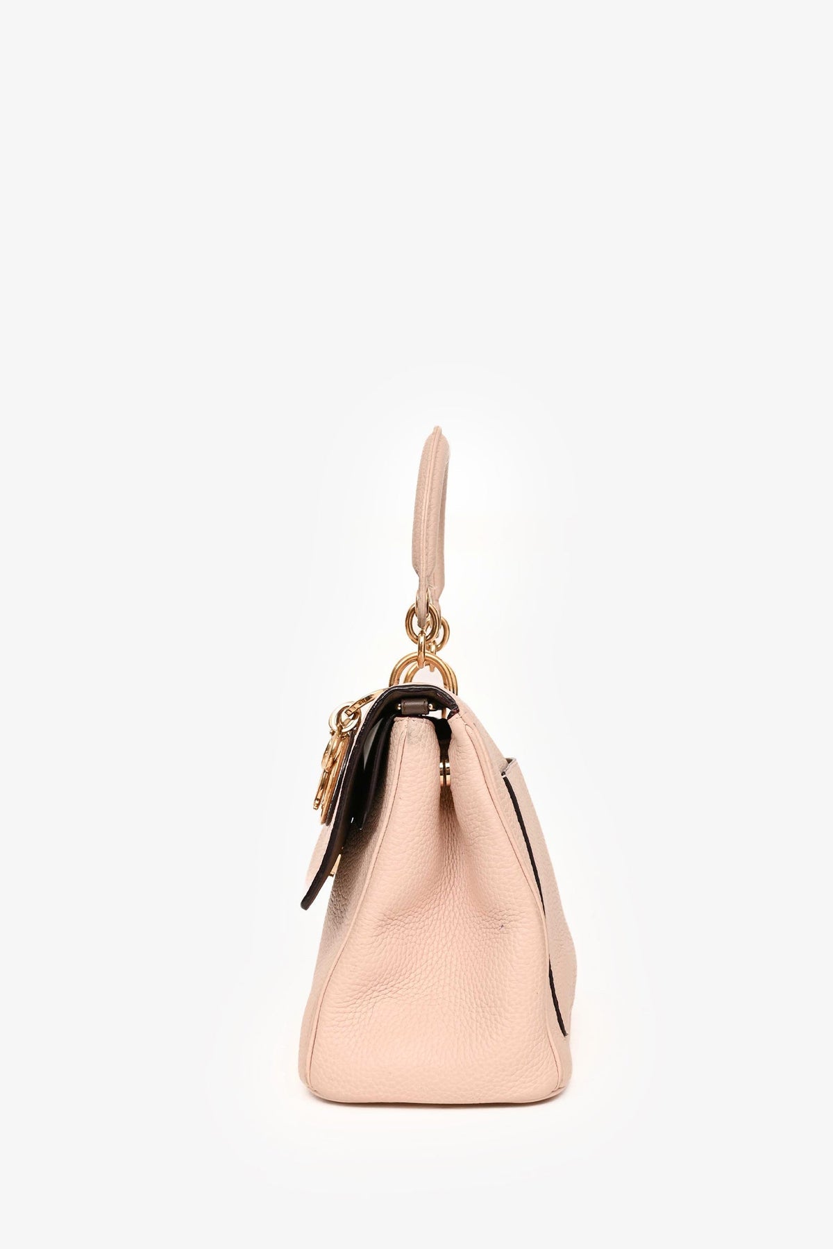 Christian Dior 2014 Pink Leather Small Be Dior Top Handle with Strap (As Is)