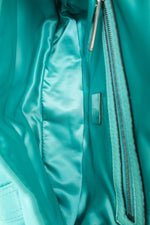 Fendi Green Nylon Fendi Convertible Multi-pockets Bag With Straps