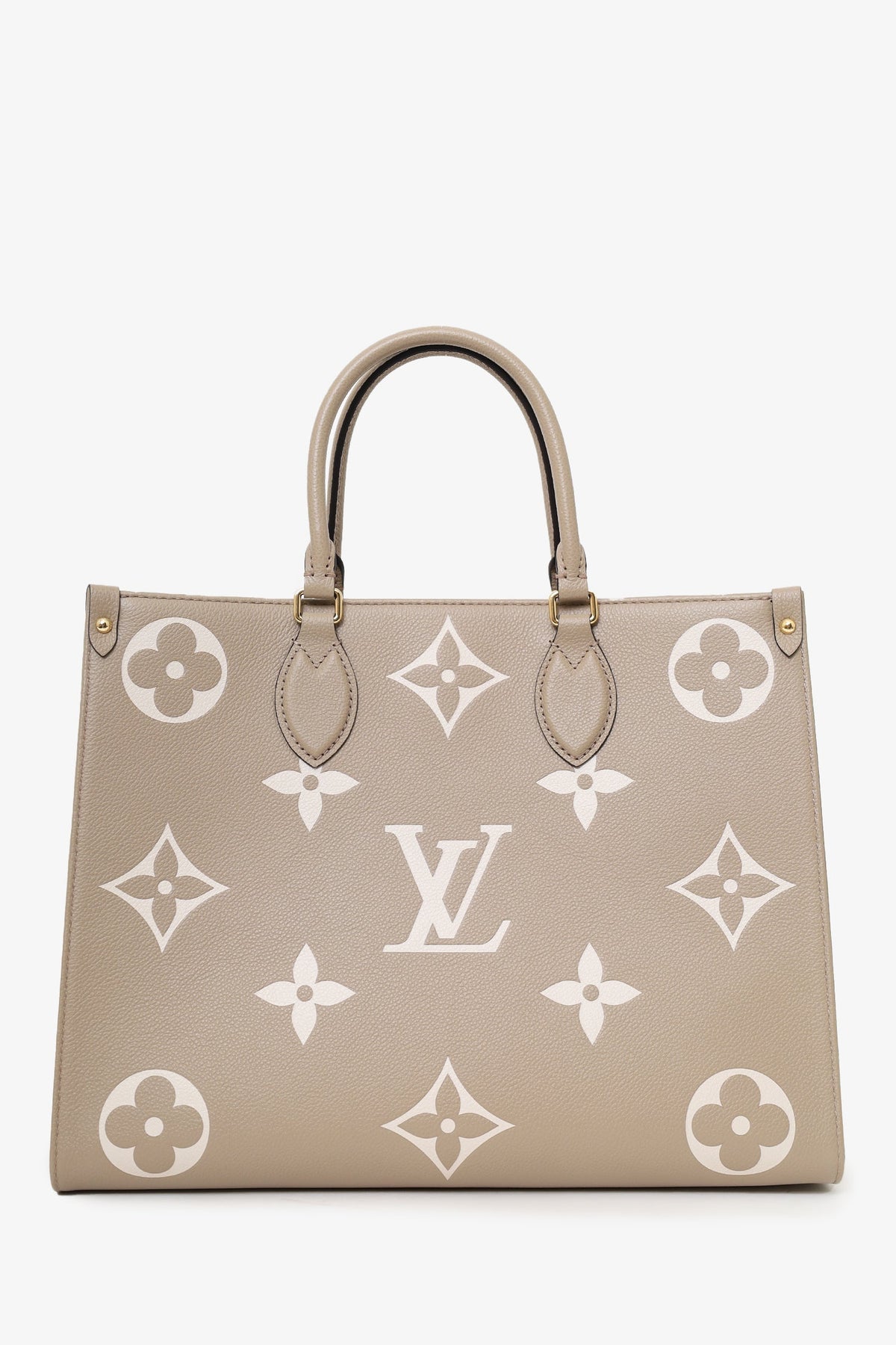 Louis Vuitton Bicolour Monogram Empreinte Leather OnTheGo MM