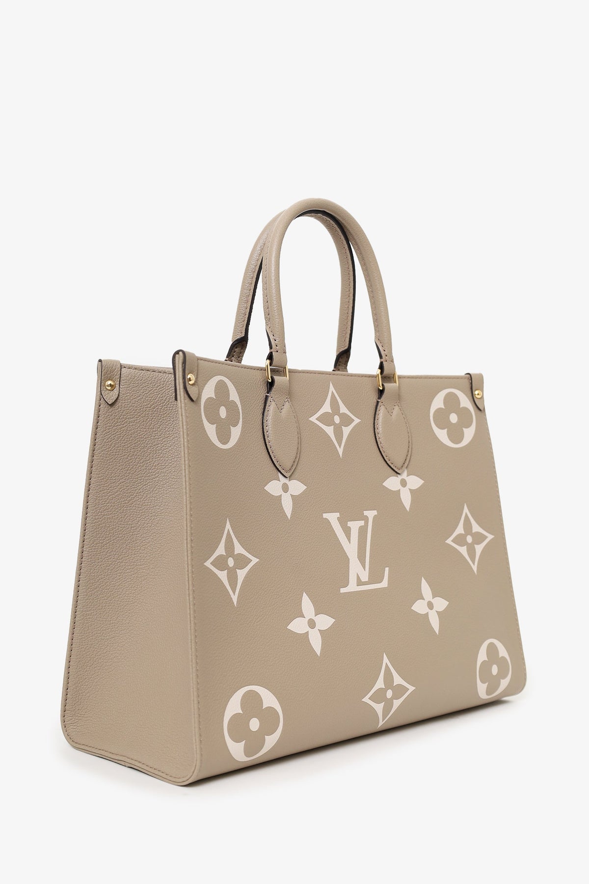 Louis Vuitton Bicolour Monogram Empreinte Leather OnTheGo MM