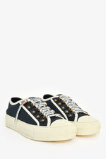 Christian Dior Navy 'J'Adior' Low Top Sneakers Size 37