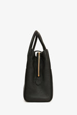 Gucci Black Leather Medium 'Jackie' Top Handle Bag with Strap