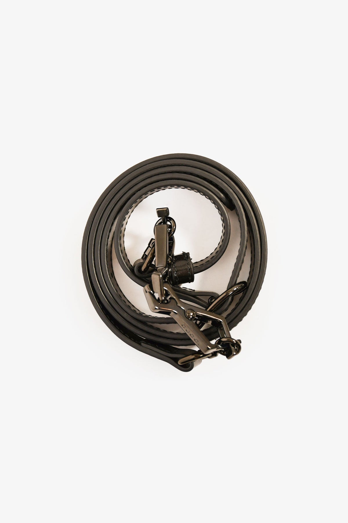 Gucci Black Leather Medium 'Jackie' Top Handle Bag with Strap