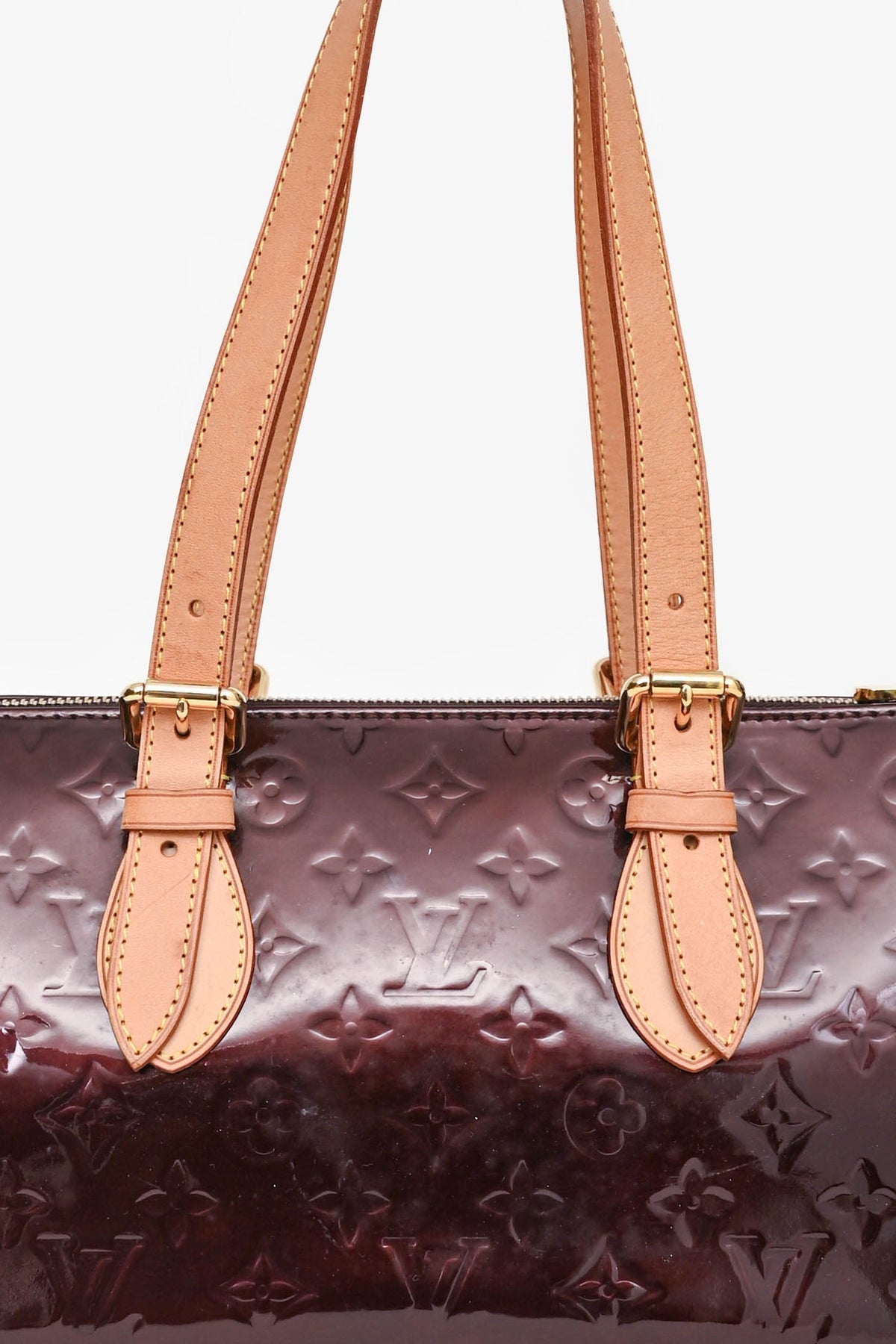 Louis Vuitton Amarante Vernis Rosewood Avenue Shoulder Bag
