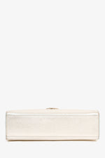 Christian Dior Silver/Light Blue Leather 'Diorever' Pochette Top Handle with Strap